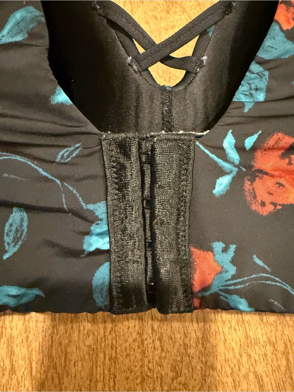Torrid Dream Wire Free Push Up Bra 42DD Plus Size Women's Black Floral Padded - Picture 6 of 11